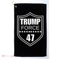 Trump Force 47 Ultra Maga More Than Ever Never Surrender Usa Golf Towel thumb 0