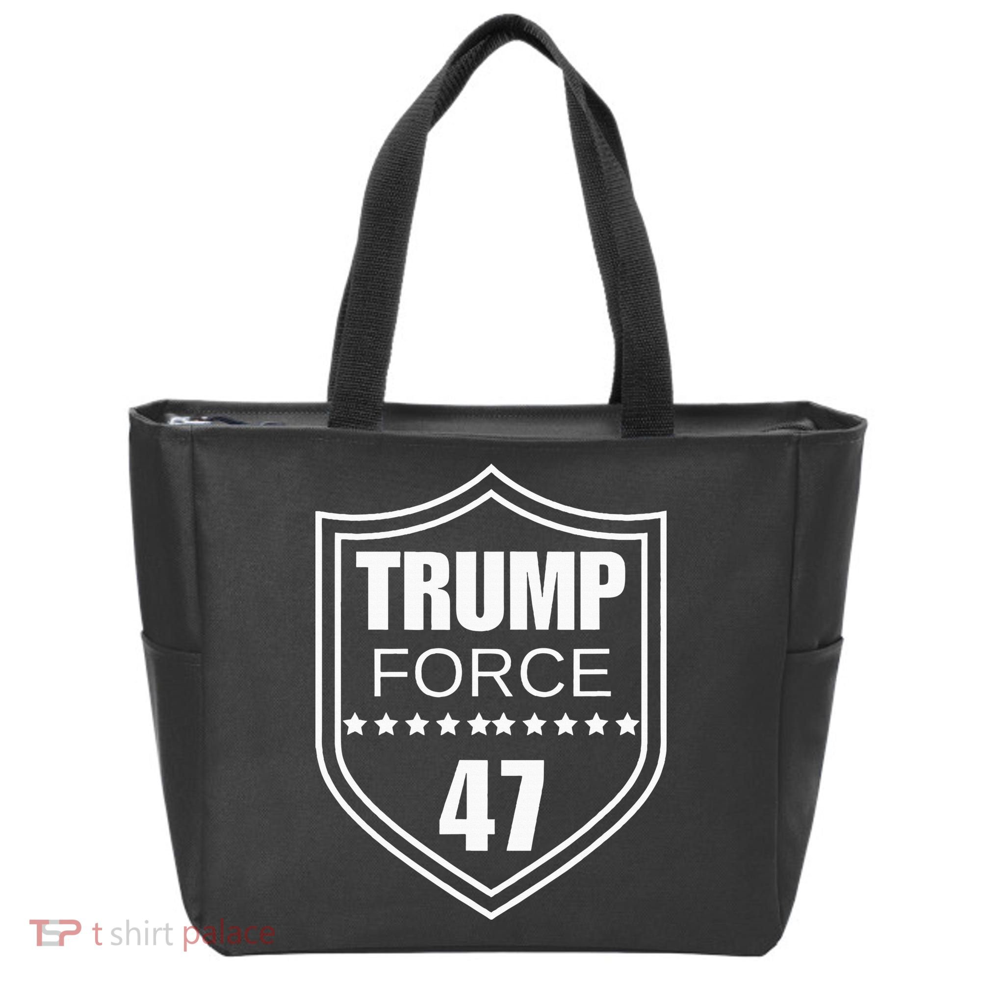 Trump Force 47 Ultra Maga More Than Ever Never Surrender Usa Tote Bag