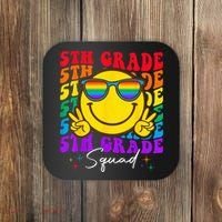 Team Fifth 5th Grade Squad Teacher Boy Girls Back To School Coaster thumb 0