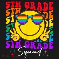 Team Fifth 5th Grade Squad Teacher Boy Girls Back To School Women's Hoodie thumb 2