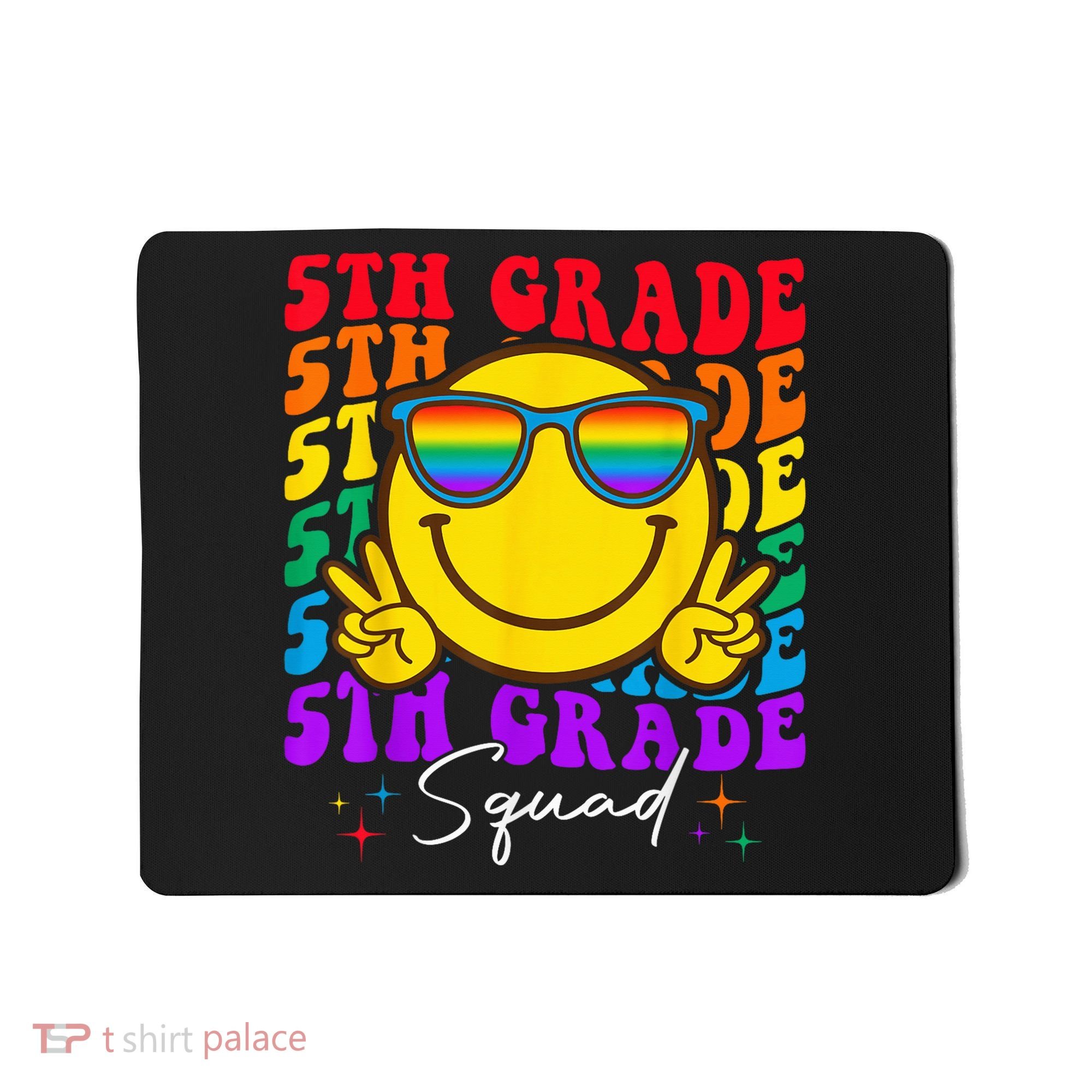 Team Fifth 5th Grade Squad Teacher Boy Girls Back To School Mousepad