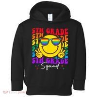 Team Fifth 5th Grade Squad Teacher Boy Girls Back To School Toddler Hoodie thumb 0