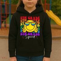 Team Fifth 5th Grade Squad Teacher Boy Girls Back To School Kids Hoodie thumb 3