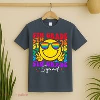 Team Fifth 5th Grade Squad Teacher Boy Girls Back To School T-Shirt thumb 2