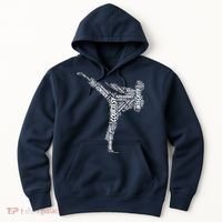 Taekwondo Fighter 5 Tenets Of TKD Martial Arts Hoodie thumb 0