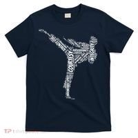 Taekwondo Fighter 5 Tenets Of TKD Martial Arts T-Shirt thumb 0