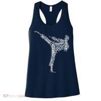 Taekwondo Fighter 5 Tenets Of TKD Martial Arts Women's Tank Top thumb 0