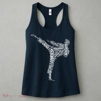 Taekwondo Fighter 5 Tenets Of TKD Martial Arts Women's Tank Top thumb 3