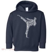 Taekwondo Fighter 5 Tenets Of TKD Martial Arts Toddler Hoodie thumb 0
