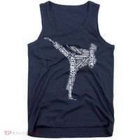 Taekwondo Fighter 5 Tenets Of TKD Martial Arts Tank Top thumb 0