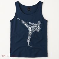 Taekwondo Fighter 5 Tenets Of TKD Martial Arts Tank Top thumb 2