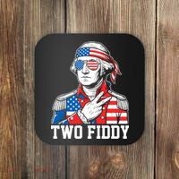 Two Fiddy American Revolution George Washington 250 Years Coaster thumb 0
