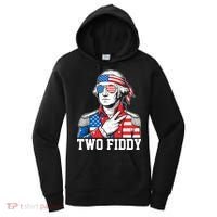 Two Fiddy American Revolution George Washington 250 Years Women's Hoodie thumb 0