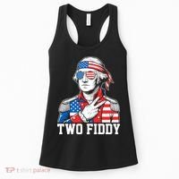 Two Fiddy American Revolution George Washington 250 Years Women's Tank Top thumb 0