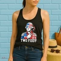 Two Fiddy American Revolution George Washington 250 Years Women's Tank Top thumb 2