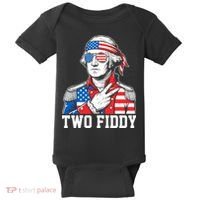 Two Fiddy American Revolution George Washington 250 Years Baby Bodysuit thumb 0
