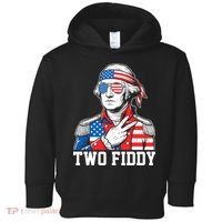 Two Fiddy American Revolution George Washington 250 Years Toddler Hoodie thumb 0