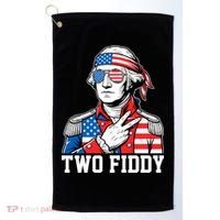 Two Fiddy American Revolution George Washington 250 Years Golf Towel thumb 0