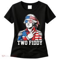 Two Fiddy American Revolution George Washington 250 Years Women's T-Shirt thumb 0