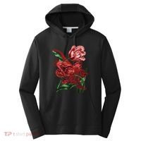 Tiger Flower Art Performance Fleece Hoodie thumb 0