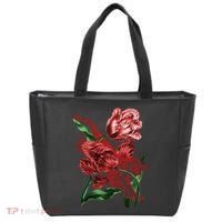 Tiger Flower Art Tote Bag thumb 0
