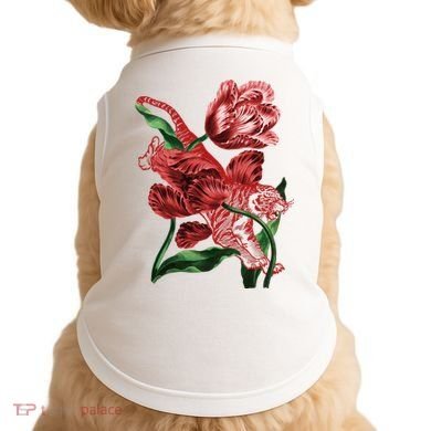 Tiger Flower Art Doggie Tank