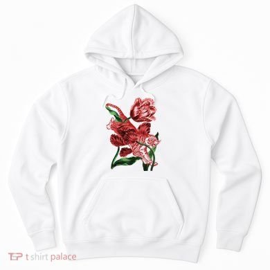 Tiger Flower Art Hoodie
