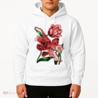 Tiger Flower Art Hoodie thumb 2