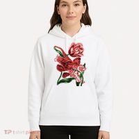 Tiger Flower Art Hoodie thumb 5