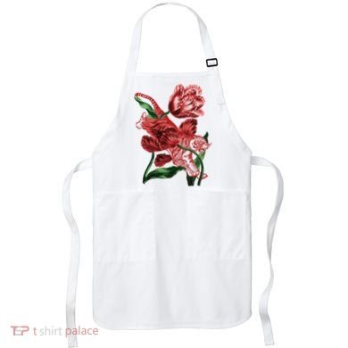 Tiger Flower Art Apron