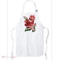 Tiger Flower Art Apron thumb 0