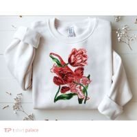 Tiger Flower Art Sweatshirt thumb 2