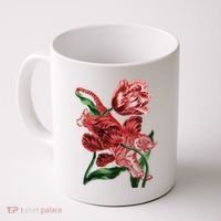 Tiger Flower Art Coffee Mug thumb 0