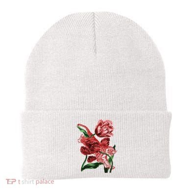 Tiger Flower Art Beanie