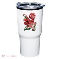 Tiger Flower Art Tumbler thumb 0