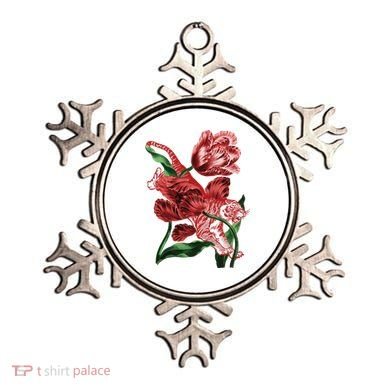 Tiger Flower Art Ornament