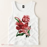Tiger Flower Art Tank Top thumb 2