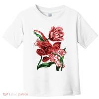 Tiger Flower Art Toddler T-Shirt thumb 0