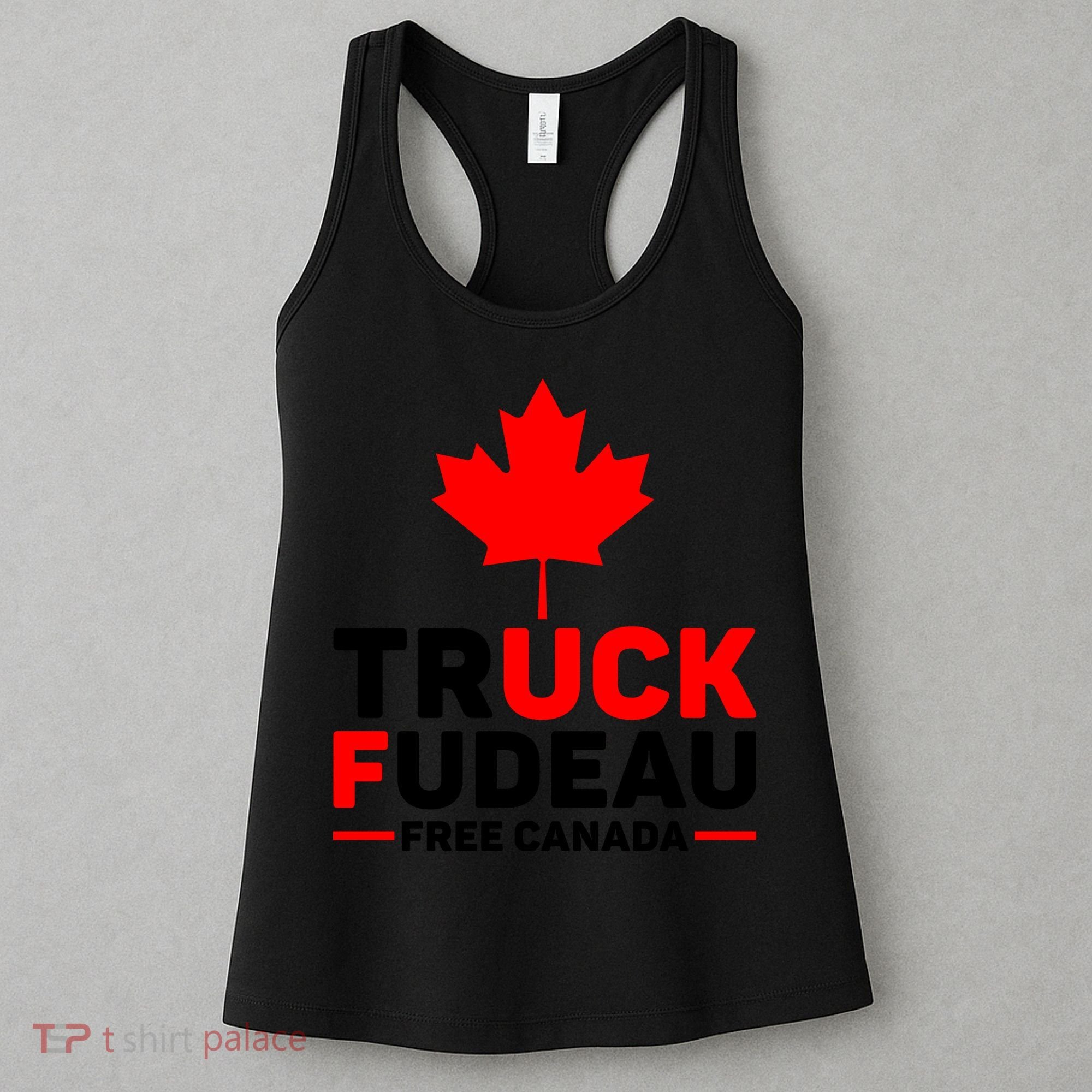 Truck Fudeau Anti Trudeau Free Canada Trucker Heroes Women's Tank Top