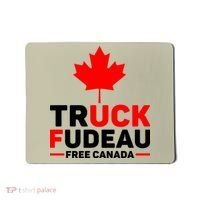 Truck Fudeau Anti Trudeau Free Canada Trucker Heroes Mousepad thumb 0