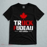 Truck Fudeau Anti Trudeau Free Canada Trucker Heroes T-Shirt thumb 5