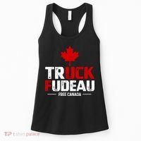 Truck Fudeau Anti Trudeau Free Canada Trucker Heroes Women's Tank Top thumb 0