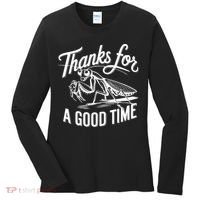 Thanks For A Good Time Praying Mantis Women's Long Sleeve Shirt thumb 0