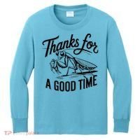 Thanks For A Good Time Praying Mantis Kids Long Sleeve Shirt thumb 0