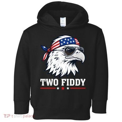 Two Fiddy American Eagle 250th Anniversary 250 Years Toddler Hoodie