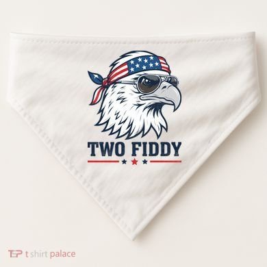 Two Fiddy American Eagle 250th Anniversary 250 Years USA-Made Doggie Bandana