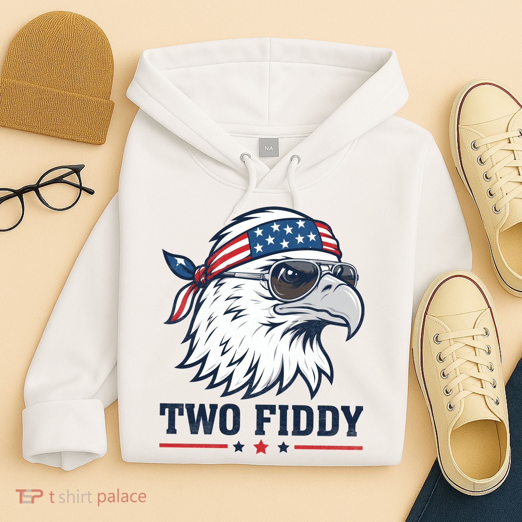 Two Fiddy American Eagle 250th Anniversary 250 Years Hoodie