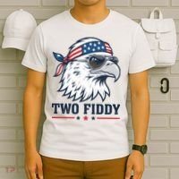 Two Fiddy American Eagle 250th Anniversary 250 Years T-Shirt thumb 6