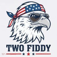 Two Fiddy American Eagle 250th Anniversary 250 Years T-Shirt thumb 7