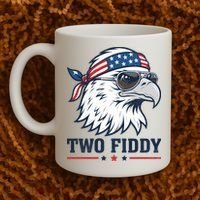 Two Fiddy American Eagle 250th Anniversary 250 Years Coffee Mug thumb 2